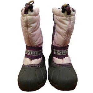 SOREL Girls Isla Crushed Berry Snow Boots